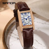 Wholesale Square Alloy Alloy And Steel Belt Quartz Women's Watch With Roman Numeral Semiwaterproof And Leisure Style