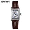 Wholesale Square Alloy Alloy And Steel Belt Quartz Women's Watch With Roman Numeral Semiwaterproof And Leisure Style