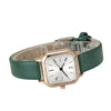 Wholesale Square Alloy Case Imitation Leather Strap Quartz Watch For Women Fashion And Simple Design