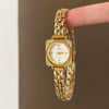 Wholesale Square And Round Diamondencrusted Quartz Bracelet Watch For Women Made Of Alloy Stainless Steel And Metal