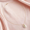 Wholesale Square Baroque Pearl Cut Out Cross Pendant S925 Sterling Silver Necklace For Women
