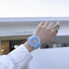 Wholesale Square Electronic Watch Plastic Mirror Silicone Strap Plastic Case Leisure Style For Female Students