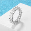 Wholesale Square Fashion Simple Geometric Copper Ring With Electroplating For Unisex