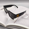 Wholesale Square Frame Sunglasses With Thick Black Pc And Resin Material For Men And Women Trendy And Anti Blue Light