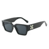Wholesale Square Frame Sunglasses With Thick Black Pc And Resin Material For Men And Women Trendy And Anti Blue Light