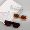 Wholesale Square Frame Sunglasses With Thick Black Pc And Resin Material For Men And Women Trendy And Anti Blue Light