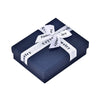 Wholesale Square Jewelry Box For Ring Pendant Earrings Storage Made Of Paper And Cardboard With Solid Color Pattern