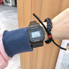 Wholesale Square Multifunctional Sports Electronic Watch For Women And Junior High School Students Plastic Mirror Silicone Strap Rubber Case Stainless Steel Clasp