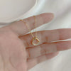 Wholesale Square Necklace 925 Sterling Silver Geometric 14K Gold Plated
