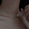 Wholesale Square Necklace 925 Sterling Silver Geometric 14K Gold Plated