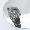 Wholesale Square Quartz Watch With Starry Diamond Mesh Strap Alloy Case Stainless Steel Strap Light Luxury Leisure Style