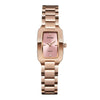 Wholesale Square Rectangle Fashion Waterproof Quartz Women Watch Made Of Alloy And Mineral Strengthened Glass Mirror