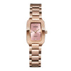 Wholesale Square Rectangle Fashion Waterproof Quartz Women Watch Made Of Alloy And Mineral Strengthened Glass Mirror