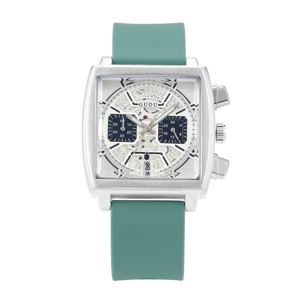 Wholesale Square Silicone Alloy Quartz Watch Leisure Style Suitable For Couples