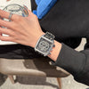 Wholesale Square Silicone Alloy Quartz Watch Leisure Style Suitable For Couples