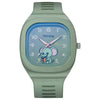 Wholesale Square Silicone Student Watch With Cute Cartoon Design And Luminous Feature