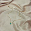 Wholesale Square Turquoise Pendant Necklace In Natural Turquoise And Titanium Steel With Electroplating Geometric Design For Unisex