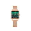 Wholesale Square Women's Watch Alloy Case Pu Leather And Alloy Steel Strap Rose Gold Buckle Fashion Style