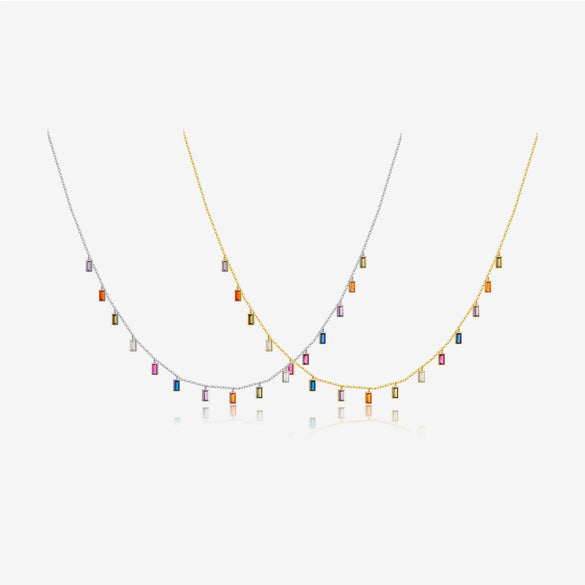 Wholesale Square Zircon Decorative Chain Electroplated 925 Silver Clavicle Chain For Women With French Retro Niche Design Light Luxury High End Style