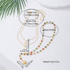 Wholesale Stackable Clavicle Necklace With Flowershaped Diamondencrusted Cross Pendant Electroplated Alloy And Zinc Alloy For Women