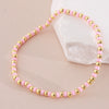 Wholesale Stackable Copper Real Gold Plated Geometric Bead Bracelet Set Unisex