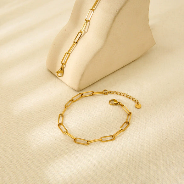 Wholesale Stackable Geometric Cross Chain Jewelry Set Stainless Steel 18K Gold Plated For Women Unisex