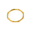 Wholesale Stackable Geometric Stainless Steel 18K Gold Plated Ring For Women