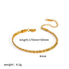 Wholesale Stackable Geometric Stainless Steel Women's Bracelet With Diamonds And Zircon Vacuum Plated