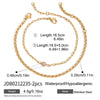 Wholesale Stackable Geometric Titanium Steel Electroplated Bracelet For Women With Minimalist Style