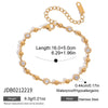 Wholesale Stackable Geometric Titanium Steel Electroplated Bracelet For Women With Minimalist Style