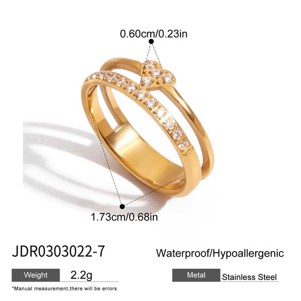 Wholesale Stackable Stainless Steel Geometric Electroplated Women's Bracelet