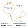 Wholesale Stackable Stainless Steel Geometric Electroplated Women's Bracelet