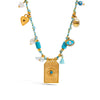 Wholesale Stacked Necklace Stainless Steel Geometric Pendant Electroplated For Women