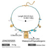 Wholesale Stacked Necklace Stainless Steel Geometric Pendant Electroplated For Women