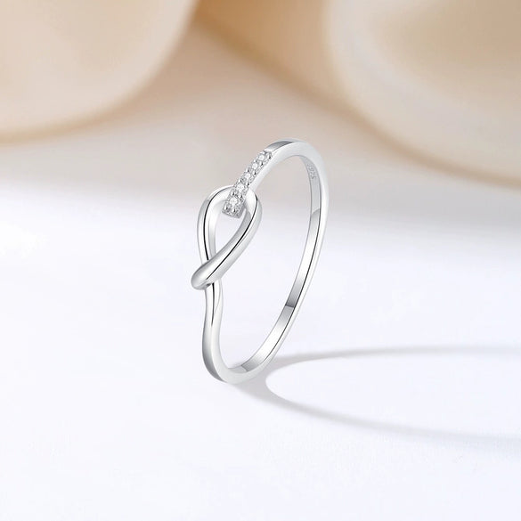 Wholesale Stacked Ring 925 Sterling Silver Geometric Simple Style Electroplated For Women