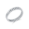Wholesale Stacking Ring S925 Sterling Silver Retro Simple Women's Fashion Stylish Electroplated