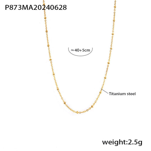 Wholesale Stainless Steel 5A Zircon Jewelry Set Necklace Bracelet For Women Electroplated Light Luxury Style