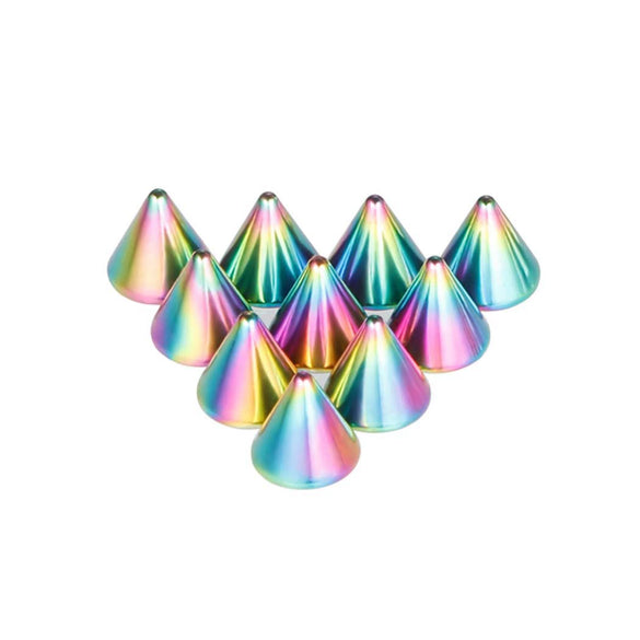 Wholesale Stainless Steel Accessories Electroplated Earrings Lip Nails Eyebrow Nails Belly Button Nails Replacement With Ball And Cone Shapes