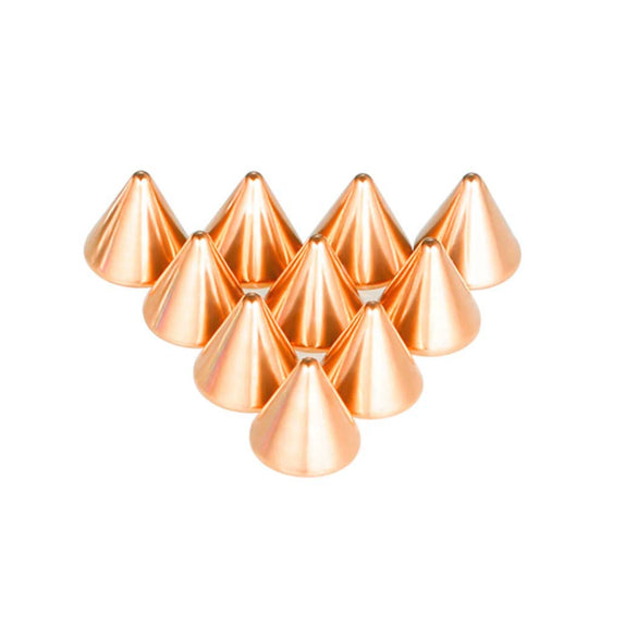 Wholesale Stainless Steel Accessories Electroplated Earrings Lip Nails Eyebrow Nails Belly Button Nails Replacement With Ball And Cone Shapes