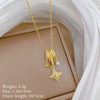 Wholesale Stainless Steel And Copper Animal Zodiac Pattern Luxury Style Fashionable Full Diamond Necklace Unisex Clavicle Chain