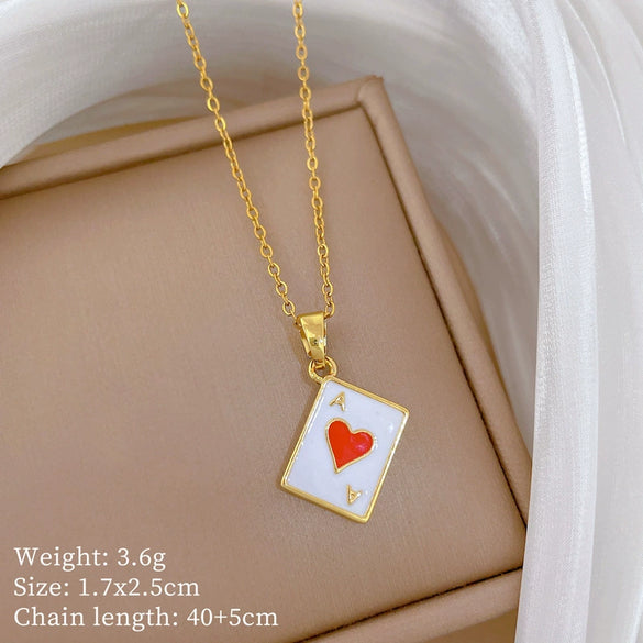 Wholesale Stainless Steel And Copper Animal Zodiac Pattern Luxury Style Fashionable Full Diamond Necklace Unisex Clavicle Chain