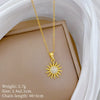 Wholesale Stainless Steel And Copper Animal Zodiac Pattern Luxury Style Fashionable Full Diamond Necklace Unisex Clavicle Chain