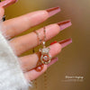 Wholesale Stainless Steel And Copper Animal Zodiac Pattern Luxury Style Fashionable Full Diamond Necklace Unisex Clavicle Chain