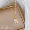 Wholesale Stainless Steel And Copper Animal Zodiac Pattern Luxury Style Fashionable Full Diamond Necklace Unisex Clavicle Chain