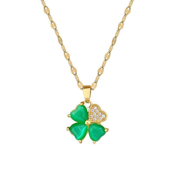 Wholesale Stainless Steel And Copper Animal Zodiac Pattern Luxury Style Fashionable Full Diamond Necklace Unisex Clavicle Chain