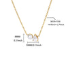 Wholesale Stainless Steel And Imitation Pearl Water Drop Clavicle Necklace Electroplated For Women
