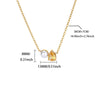Wholesale Stainless Steel And Imitation Pearl Water Drop Clavicle Necklace Electroplated For Women