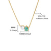Wholesale Stainless Steel And Imitation Pearl Water Drop Clavicle Necklace Electroplated For Women