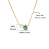 Wholesale Stainless Steel And Imitation Pearl Water Drop Clavicle Necklace Electroplated For Women