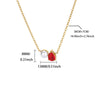 Wholesale Stainless Steel And Imitation Pearl Water Drop Clavicle Necklace Electroplated For Women